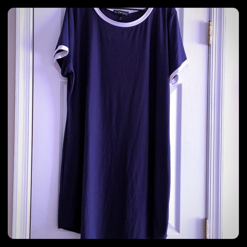 Navy T-Shirt Dress